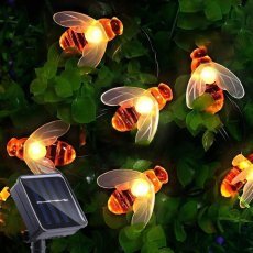 Chomik - Sončna vrtna girlanda 2 + 3,8 m 20 LED - topla bela - SOL3637