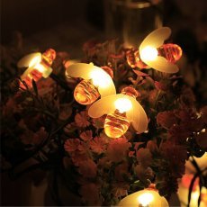Chomik - Sončna vrtna girlanda 2 + 3,8 m 20 LED - topla bela - SOL3637