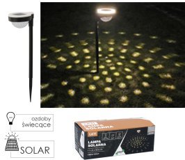 Svetilka na sončno energijo LED - toplo bela - SOL3705