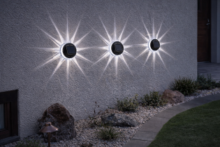Chomik - Komplet 2 sončnih svetilk Star LED - hladen bel - SOL3712