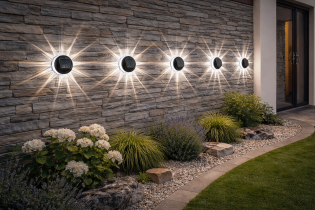 Chomik - Komplet 2 sončnih svetilk Star LED - hladen bel - SOL3712