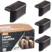 Chomik - Komplet 4 solarnih svetilk LED - toplo bela - SOL3729