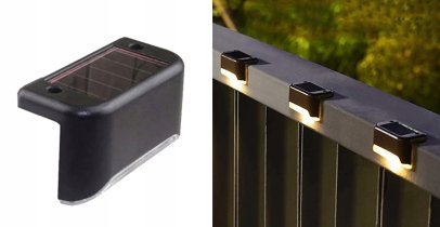 Chomik - Komplet 4 solarnih svetilk LED - toplo bela - SOL3729