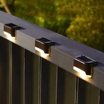 Chomik - Komplet 4 solarnih svetilk LED - toplo bela - SOL3729