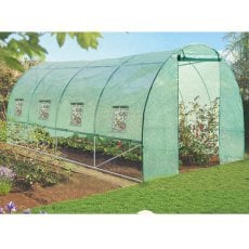 Vrtni rastlinjak 4.5x2x2 m - zeleni - TUN3927