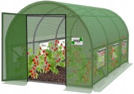 Vrtni rastlinjak 3x2x2 m - zeleni - TUN3941