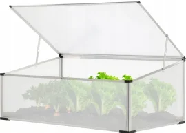 Rastlinjak / sadilnik 100 x 60 x 30/40 cm iz polikarbonata