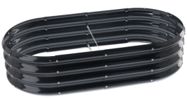 Gredica zelenjavno-cvetlična 120x60x30 cm ovalna - ZAK8465