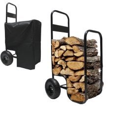 Voziček za drva za kamin - nosilnost: 60 kg *2537