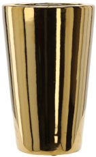 Keramični ovitek za lonček - zlat - ELI3420