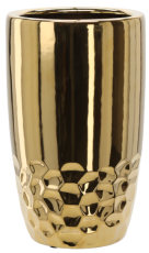 Keramični okrasni lonec  38 cm - zlata - ELI3505