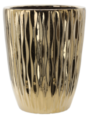 Keramični okras za lonček 29 cm - zlata sijaj - ELI3581