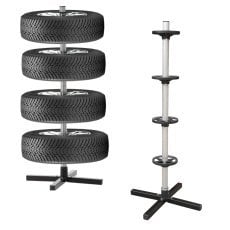 Stojalo za pnevmatike nosilnost do 100 kg 45 x 45 x 105 cm *5202