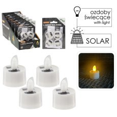 Set 4 solarnih LED lučk (Tealight) - SOL5707