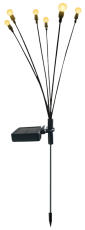 Komplet 2 solarnih svetilk 6 LED - toplo bela - SOL5899