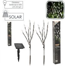 Chomik - LED solarna svetilka 3 vejice 60 LED - topla bela - SOL6094