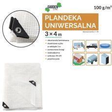 Ponjava 4x4 m 100gsm 3% uv prozorna - DEK7657
