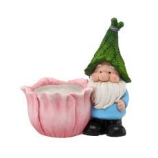 Vrtna figurica - škrat 33,3 x 22 x 34,8 cm lonček *8722