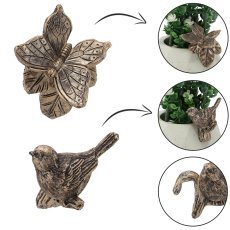 Figurica za lonček Ptica/metulj, pakiranje 6 kosov - GOT8869