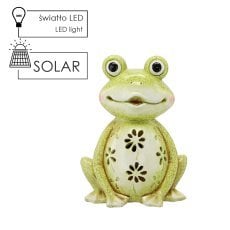 Vrtni kip - žaba 20,8 x 15 x 28 cm led *9071