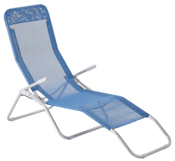 Vrtni ležalnik - moder - LEZ7198