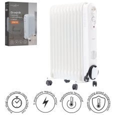 Električni radiator s termostatom 2500w *7261