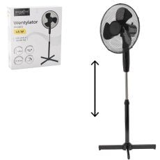 Stoječi ventilator 45w - črn - FAN9004