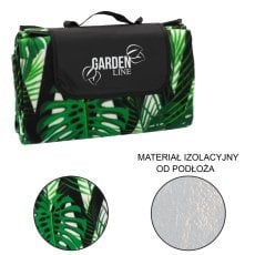 Piknik odeja 200x200 cm z izolacijo monstera - RUG5769