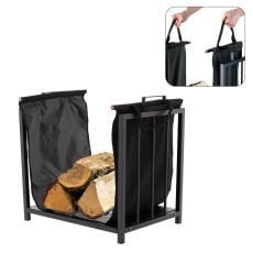 Kovinsko stojalo za drva s prenosno torbo - KOM5868