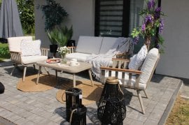 Vrtna garnitura - bež - ALM9408