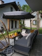 Komplet vrtnega pohištva Bogota -  siv - ALM1142