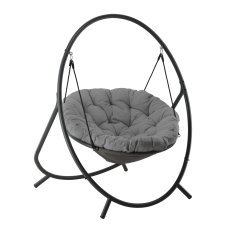 Viseči fotelj Patio - temno siv - FAT9934