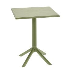 Vrtna miza kvadratna 60 x 60 x 77,5 cm zelena *0992