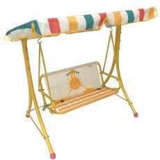 Vrtno gugalnico dvojno 117 x 73 x 107 cm z nadstreškom *1128