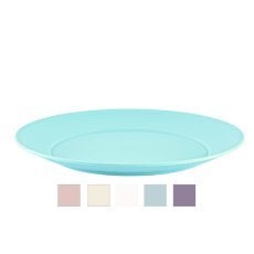 Ploščat okrogel krožnik fi 23,5cm - HOB031296