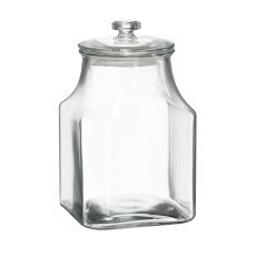 Kozarec 3,3 l kvadratni s steklenim pokrovom *0468