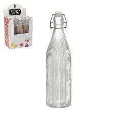 Steklenica 950 ml okrogla z mehanskim zamaškom - IDE0550