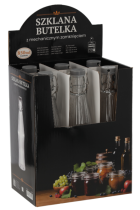 Chomik - Steklenica okrogla z mehanskim zamaškom 850 ml - IDE0598