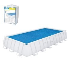 Sončna pokrivala za pravokotni bazen s kovinskim ogrodjem /6,40 x 2,74 m - 7,32 x 3,66 m/ *8786 *4698