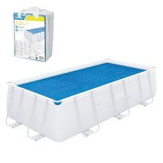 Sončna pokrivala za pravokotni bazen s kovinskim ogrodjem /4,04 x 2,01 m - 4,12 x 2,01 m/ *8854 * 4711