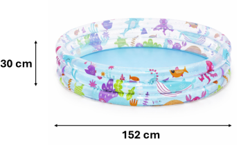 Chomik - Otroški napihljiv bazen Bestway® Deep Dive 152 x 30 cm - BES51004