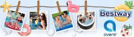 Chomik - Otroški bazen Bestway® Coral Kids 102 x 25 cm (3 obroči) - BES51008