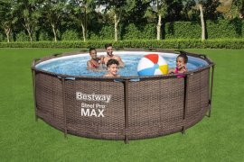 Chomik - Bazen stelažni rattan 3,66x1 m -  BES56709