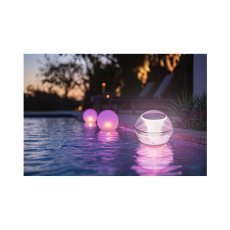 Solarna svetilka 10,5 x 10,5 x 10 cm bazenska 22 led multicolor *6148