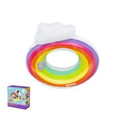 Napihljiv plažni obroč mavrica fi 107 cm *1729