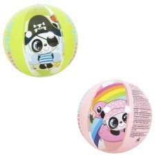 Plažna žoga panda 40cm mix vzorcev *7289