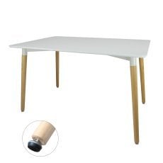 Pravokotna miza 120 x 80 x 74 cm - bela *1132