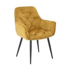 Žametni stol rumen *2968