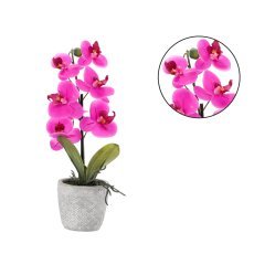 Umetni cvet - rožnati orhidej 35 cm opak= 4 kos *4788