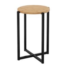 Okrogla mizica z kovinskim podstavkom pr.29 cm viš. 42 cm *6606